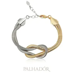 pulseira fita bicolor enlace