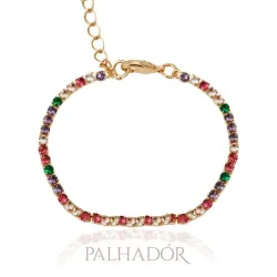 pulseira riviera color ouro