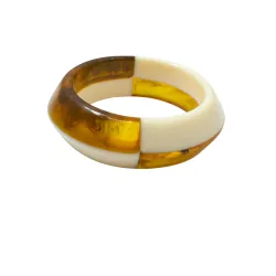 bracelete bold esmaltado bicolor