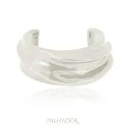 bracelete ondas spfw esmaltado white