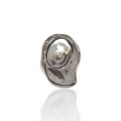 anel pré order gray pearl orgânico