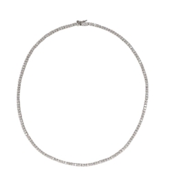 colar riviera moissanite prata 925