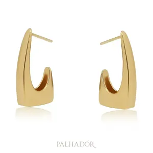 brinco argola anzol ouro