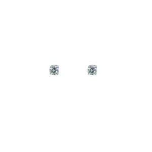 brinco solitário moissanite