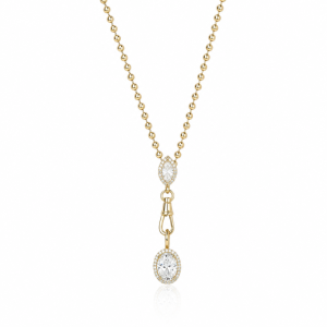 colar sparkle  moissanite  