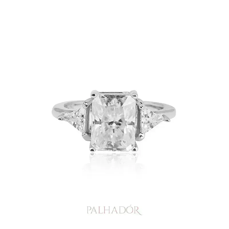 ANEL MOISSANITE PRATA 925  3 QUILATES