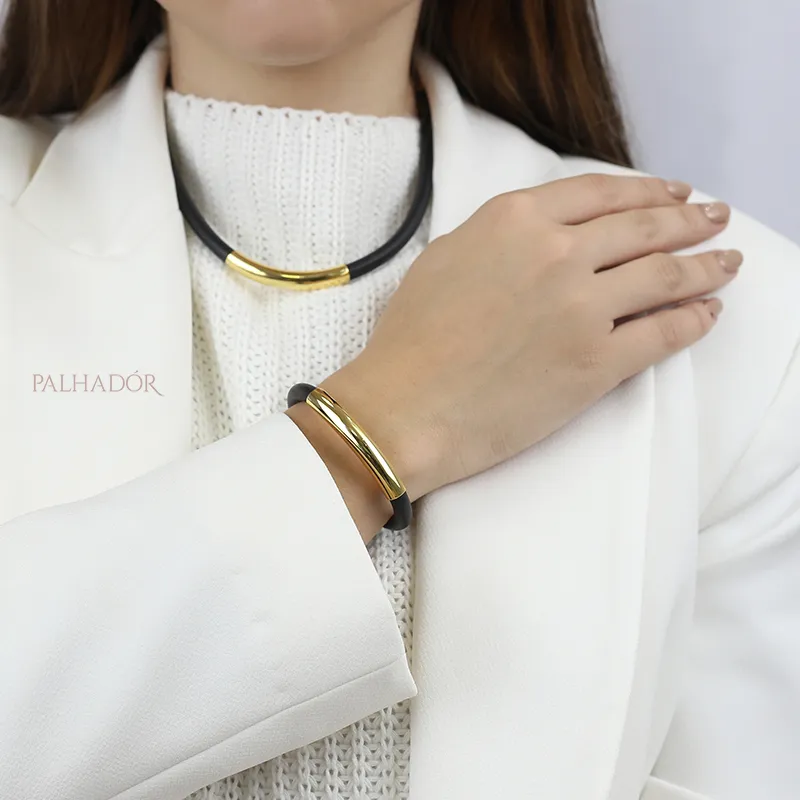 PULSEIRA TUBO OURO