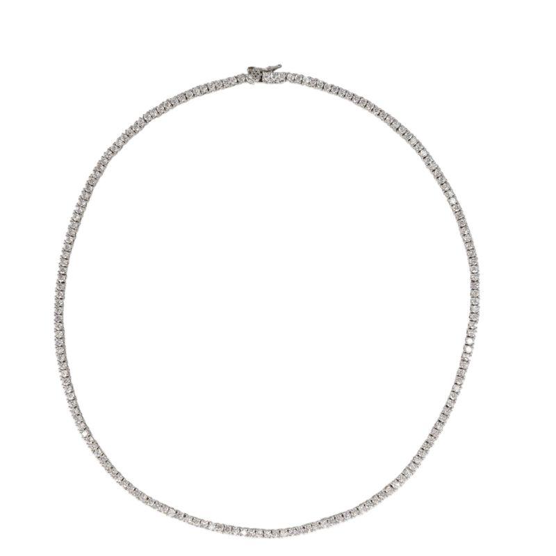 COLAR RIVIERA MOISSANITE PRATA 925